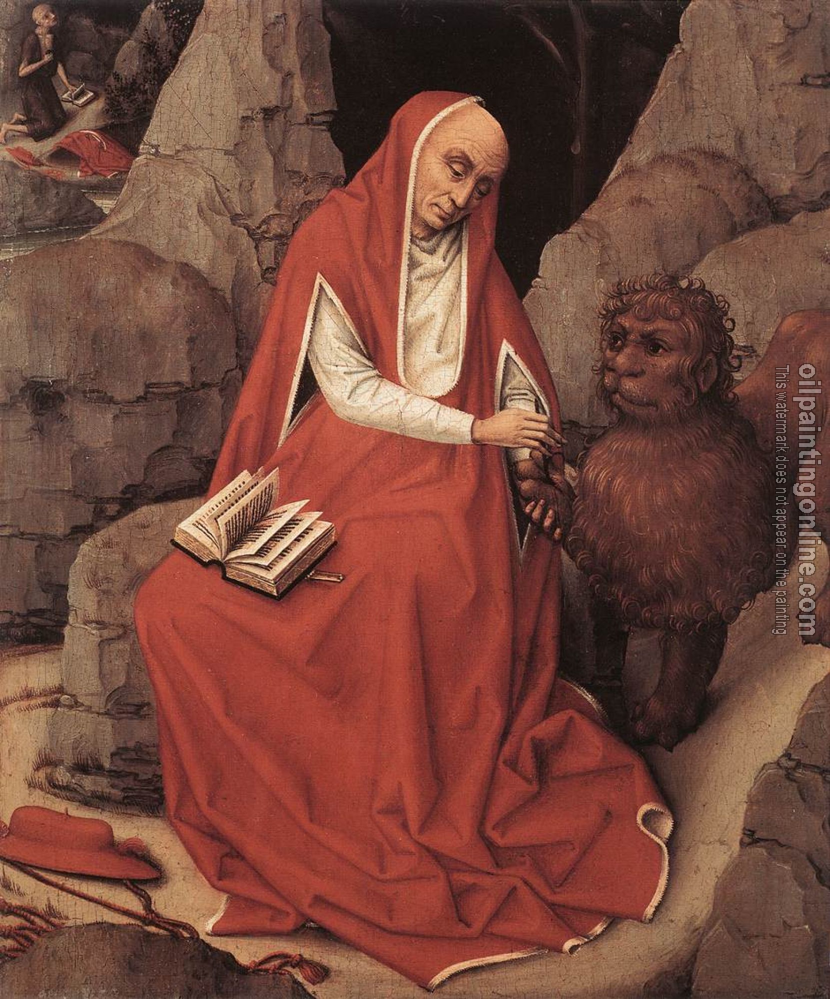 Weyden, Rogier van der - St Jerome and the Lion